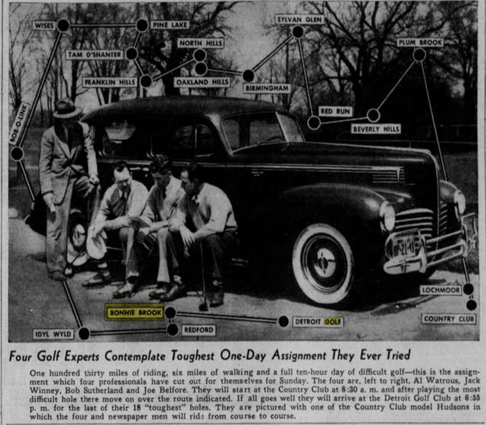 Bonnie Brook Golf Course - May 16 1940 Article (newer photo)